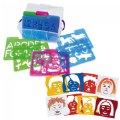 Thumbnail Image of Stencil Mill Set - ABCs, 123s, Animals, People & Emotions