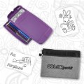 Thumbnail Image #2 of Portable Coloring Kit with Storage Bag & Bonus ABC Learning Cards - Purple