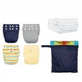Alternate Image #2 of Reusable Cloth Diapers & Liners Size 2 (3-24M) Starter Bundle