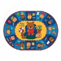 Sign Say & Play™ Rug - 6'9" x 9'5" Oval