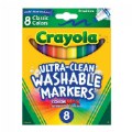 Crayola® 8-Count Classic Colors Washable Markers - Single Box