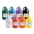 Kaplan Kolors Washable Tempera Paint Gallon Assortment - Set of 8