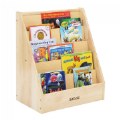 Alternate Image #2 of Premium Solid Maple Small 24" Wide 5-Shelf Book Display