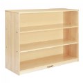Premium Solid Maple 3-Shelf Storage