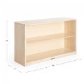 Thumbnail Image #7 of Premium Solid Maple 2-Shelf Storage - Solid Back