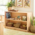 Thumbnail Image #2 of Premium Solid Maple 2-Shelf Storage - Solid Back