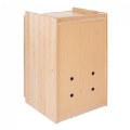 Alternate Image #3 of Premium Solid Maple Mobile Locking Cabinet
