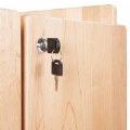 Alternate Image #5 of Premium Solid Maple Mobile Locking Cabinet