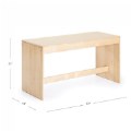 Alternate Image #6 of Premium Solid Maple Student Desk - 22" Height