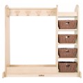 Alternate Image #2 of Premium Solid Maple Dress-Up Center with 4 Baskets