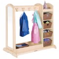 Alternate Image #3 of Premium Solid Maple Dress-Up Center with 4 Baskets