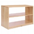 Alternate Image #2 of Premium Solid Maple Shelf Storage - Acrylic Back