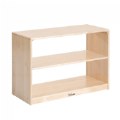 Premium Solid Maple Shelf Storage - Acrylic Back