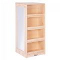 Premium Solid Maple Dress Up Center with Mirror