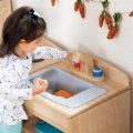 Alternate Image #3 of Premium Solid Maple Toddler Sink
