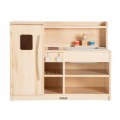 Alternate Image #5 of Premium Solid Maple All-In-One Toddler Kitchen