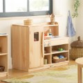 Alternate Image #2 of Premium Solid Maple All-In-One Toddler Kitchen