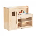 Premium Solid Maple All-In-One Toddler Kitchen