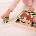 Alternate Image #3 of Wooden Farm Animals Cube Puzzle - 6 Puzzles in One,  16 pieces