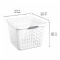 Thumbnail Image #5 of Bushel Square Laundry Basket - White