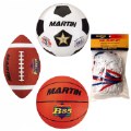 Set of 3 Sports Balls with Bag