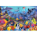 Sea Life Floor Puzzle for Collaborative Play - 48 Pieces