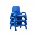 Thumbnail Image #4 of Nature Color Chunky Stackable Chair - 5.5" Seat Height - Blue