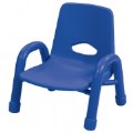 Factory Second Chunky Stackable Chair - 6.5" Seat Height - Blue