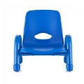 Alternate Image #2 of Chunky Stackable Chair - 6.5" Seat Height - Blue