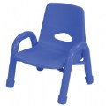 Factory Second Chunky Stackable Chair - 7.5" Seat Height - Blue