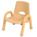 Factory Second Chunky Stackable Chair - 7.5" Seat Height - Natural