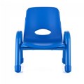 Alternate Image #2 of Chunky Stackable Chair - 9.5" Seat Height - Blue