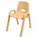 Chunky Stackable Chair - 13.5" Seat Height Factory Second - Natural