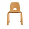Alternate Image #3 of Chunky Stackable Chair - 13.5" Seat Height - Natural