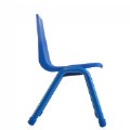 Alternate Image #3 of Nature Color Chunky Stackable Chair - 15.5" Seat Height - Blue