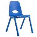 Chunky Stackable  Teacher Chair - 17.5" Seat Height - Blue