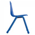 Alternate Image #3 of Chunky Stackable  Teacher Chair - 17.5" Seat Height - Blue