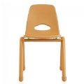 Alternate Image #2 of Chunky Stackable  Teacher Chair - 17.5" Seat Height - Natural