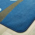 Thumbnail Image #2 of Kaplan® Branching Out Carpets  - 6' x 9' Rectangle - Blue