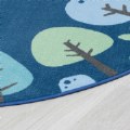 Thumbnail Image #3 of Kaplan® Tranquil Trees Carpets - 4' x 6' Oval - Blue