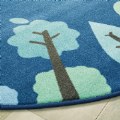 Thumbnail Image #2 of Kaplan® Tranquil Trees Carpets - 6' Round - Blue