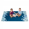 Thumbnail Image #2 of Tranquil Mountains Carpet - 4' x 6' Rectangle - Blue