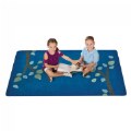 Thumbnail Image #2 of Kaplan® Branching Out Carpet - 4' x 6' Rectangle - Blue