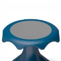 Alternate Image #2 of Hokki Stool Flexible Ergonomic Seating - 12" Blue