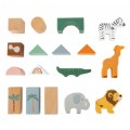 Alternate Image #3 of Building Blocks Safari Theme - 50 Pieces