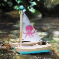 Alternate Image #2 of Octopus Catamaran Wooden Water Toy