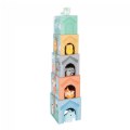 Alternate Image #2 of Pastel Stacking Tower with Matching Animals