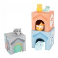 Alternate Image #4 of Pastel Stacking Tower with Matching Animals