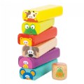 Thumbnail Image #3 of Colorful Wooden Wobbling Tower Game
