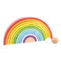 Alternate Image #2 of XL Wooden Rainbow with Wooden Balls